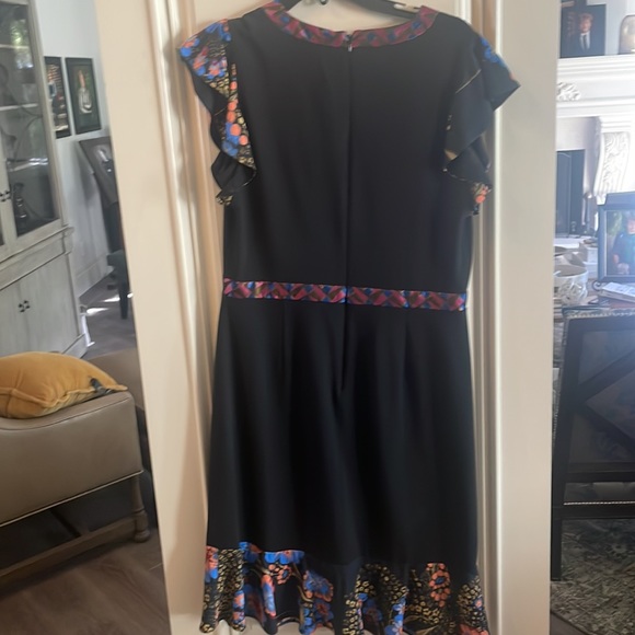 Etro NWT crepe de chine flutter sleeve dress - Picture 6 of 6